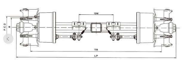 German Spoked Axle